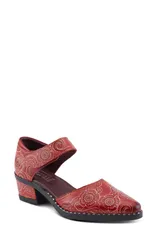 スプリングステップ レディース シューズ ヒール アンクル LArtiste by Spring Step Jazzberry Ankle Strapump Red Multi レッド