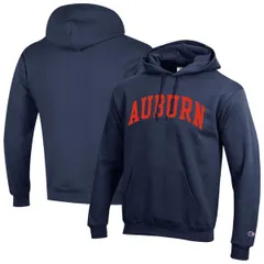 チャンピオン メンズ アウター パーカー・スウェット フリース Mens Championavy Auburn Tigers Basic Arch Fleece Pullover Hoodie Navy ネイビー