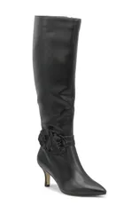 チャールズ・デイビッド レディース シューズ ブーツ・レインブーツ Charles by Charles David Albee Pointed Toe Knee High Boot Black ブラック