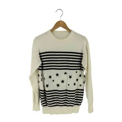 ユニフォームエクスペリメント uniform experiment 16SS STAR BORDER PANEL CREW NECK KNIT メンズ  1のサムネイル