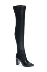 チャイニーズランドリー レディース シューズ ブーツ・レインブーツ Chinese Laundry Fun Times Over the Knee Boot Black ブラックのサムネイル