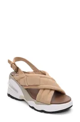 アッシュ レディース シューズ ヒール サンダル Ash Delia Slingback Wedge Sandal Desertのサムネイル