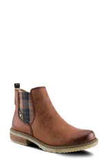 スプリングステップ レディース シューズ ブーツ・レインブーツ チェルシーブーツ チェルシー Spring Step Nonia Wateresistant Chelsea Boot Brown ブラウン