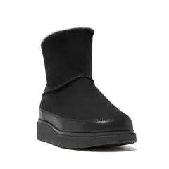 フィットフロップ レディース シューズ ブーツ・レインブーツ ミニ FitFlop GenFF mini doublefaced shearling boots All Black ブラックのサムネイル