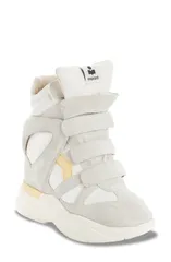 イザベル マラン レディース シューズ スニーカー Isabel Marant Balskee Hidden Wedge High Top Sneaker Chalk Butter チョークのサムネイル