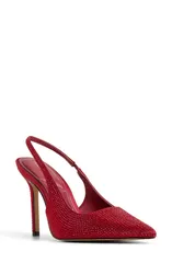 アルド レディース シューズ パンプス ALDO Lovebloom Slingback Pointed Toe Pump Dark Red レッド