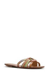 アルド レディース シューズ サンダル ALDO Rosmary Slide Sandal Brown Multi ブラウンのサムネイル