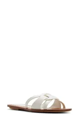 アルド レディース シューズ サンダル ALDO Rosmary Slide Sandal White ホワイトのサムネイル