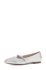 ガボール レディース シューズ パンプス Gabor Crystal Mary Jane Flat Silver シルバーのサムネイル