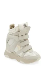 イザベル マラン レディース シューズ スニーカー Isabel Marant Balskee Hidden Wedge High Top Sneaker White ホワイトのサムネイル