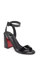 クリスチャン・ルブタン レディース シューズ サンダル Christian Louboutin Missabina Sandal Black Lin Black ブラック