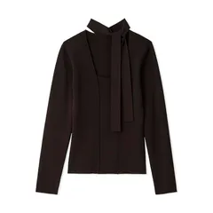 [スナイデル] チョーカーリボンニット SWNT245093 レディース BRW Free Size 0