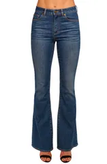 レイミー ブルック レディース ボトムス デニムパンツ ハイウエスト フレア ジーンズ Ramy Brook Helena High Waist Flare Leg Jeans Medium Wash