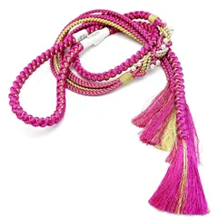 帯締め パール 飾り カラー 手組み 絹100% 振袖 袴 卒業式 成人式 結婚式 (ws1-8) 0