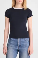 メイドウェル レディース トップス Tシャツ クルーネック Madewell The 90s Crewneck TShirt Colorblockのサムネイル