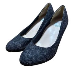 CLOSSHI × Harris Tweed 深灰色 泵