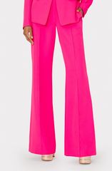 米莉 女士 下裝 緊身褲 寬腿 高腰 長褲 Milly Nashigh Waist Cady Wide Leg Pants Milly Pink 粉色