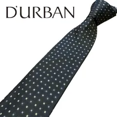 D'URBAN 星柄 ネクタイ ブラック