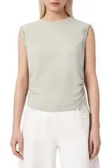 オールセインツ レディース トップス シャツ ギャザー AllSaints West Side Ruched Tank Mint Green グリーンのサムネイル