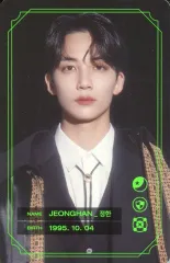 【中古】コレクションカード(男性) SEVENTEEN/ジョンハン(JEONGHAN)/「SEVENTEEN OFFICIAL FANCLUB CARAT MEMBERSHIP KIT GAM3 BO1」キャラクターカード