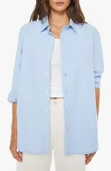 マザー レディース トップス シャツ デニム MOTHER The Bestie Denim Shirt Light Blue ブルーのサムネイル