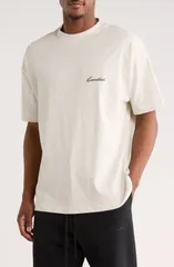 フィアオブゴッド メンズ トップス Tシャツ コットン Fear of God Essentials Classicotton TShirt Oatmeal Heather ヘザー