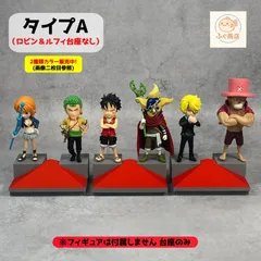 ※自作台座のみ【タイプA 】 ワンピース ワールドコレクタブルフィギュア  エニエスロビー 専用台座　（ワーコレ・プライズ品）