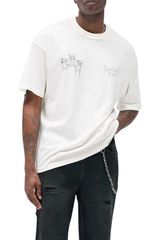 リプレゼント メンズ トップス Tシャツ グラフィック Represent Handrawn Thoroughbred Graphic TShirt Flat White ホワイト