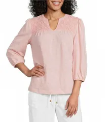 ウエストバウンド レディース トップス シャツ Vネック Westbound VNeck 34 Sleeve Top Blossomのサムネイル