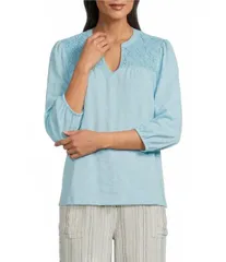 ウエストバウンド レディース トップス シャツ Vネック Westbound VNeck 34 Sleeve Topetite Fourのサムネイル