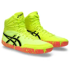 アシックス メンズ シューズ スニーカー ASICS Aggressor 5 Safety YellowB イエロー