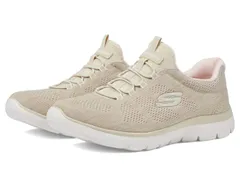 スケッチャーズ レディース シューズ スニーカー SKECHERS Summit Fun Flair Taupe Pink ピンク