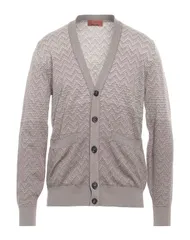 ミッソーニ メンズ アウター カーディガン MISSONI カーディガン Taupe トープのサムネイル