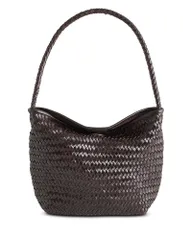メイドウェル レディース バッグ Madewell The Handwoven Shoulder Bag Coffee Bean コーヒーのサムネイル