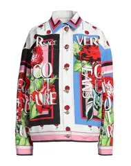 ヴェルサーチ レディース アウター ジャケットブルゾン VERSACE JEANS COUTURE ブルゾン White ホワイトのサムネイル