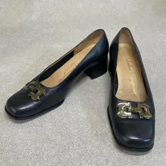 Salvatore Ferragamo 3.5 スクエアトゥガンチーニパンプス