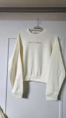 アイボリー Hand Me Down ニット スウェットTシャツ