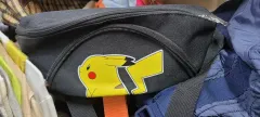 ポケモン ピカチュウ 黒 ヒップバッグ