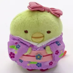【中古】ぬいぐるみ ぺんぎん?(和装) てのりぬいぐるみ 「すみっコぐらし」 日本限定