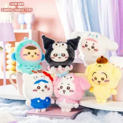 未開封)正規品 ちいかわ サンリオ コラボ ぬいぐるみ キーホルダー