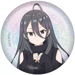[중고] 배지 빈즈 키미시마 아야노 반짝이 캔 배지 [때때로 보소와 러시아어로 데레하는 옆의 아야 씨]