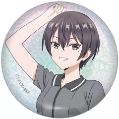 [중고] 배지·빈즈 라쿠시카 지사키 반짝이 캔 배지 [때때로 보소와 러시아어로 데레하는 옆의 아야씨]