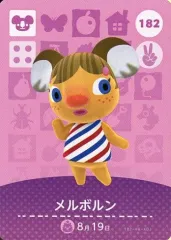 【中古】どうぶつの森amiiboカード 182：メルボルン