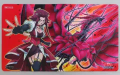 十六夜アキ スリーブプレイマット 遊戯王 ライディングスーツ姿 フィールドセンターカード『十六夜アキ(プラスチック製