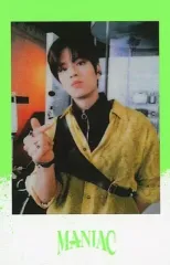 【中古】コレクションカード(男性) Stray Kids/Seungmin(スンミン)/枠白・黄緑/「Stray Kids 2nd World Tour MANIAC in Seoul」SKZOOグッズ予約特典ランダムポラロイドカード