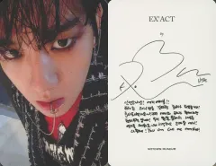 【中古】コレクションカード(男性) EXO/ベクヒョン(BAEKHYUN)/裏面印刷サイン、メッセージ入り/CD「EX’ACT -Lucky One Ver.-」SMTOWN MUSEUM アーティストアルバムフォトカード