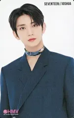 【中古】コレクションカード(男性) SEVENTEEN/JOSHUA(ジョシュア)/上半身・背景白/CD「JAPAN 1ST SINGLE『Happy Ending』」HMV SEVENTEENmuseum2019開催店舗限定特典スペシャルカード