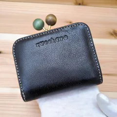 本革 がま口 ミニ財布 レディース 牛革 コンパクト 木玉 バイカラー 小銭入れ カード6枚 おしゃれ かわいい 大人 可愛い 小さい 財布 二つ折り ナチュラル レザー プレゼント ギフト 女性用 高品質 もっちり 革財布 人気 軽量 使いやすい 新作 品のサムネイル