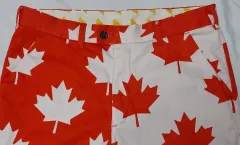 ラウ(LAWOO) マウス カナダ メイプル ゴルフ パンツ (33 4インチ)