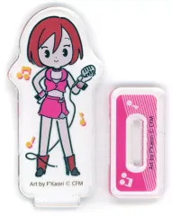 【中古】アクリルスタンド・アクリルパネル MEIKO 「VOCALOID 初音ミク アクリルスタンド プチシリーズ」 ダイソー限定